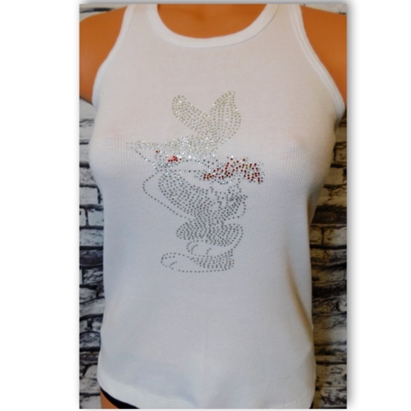 Classic Looney Tunes Bugs Bunny🐰Rib Knit Tank Top - Picture 5 of 8